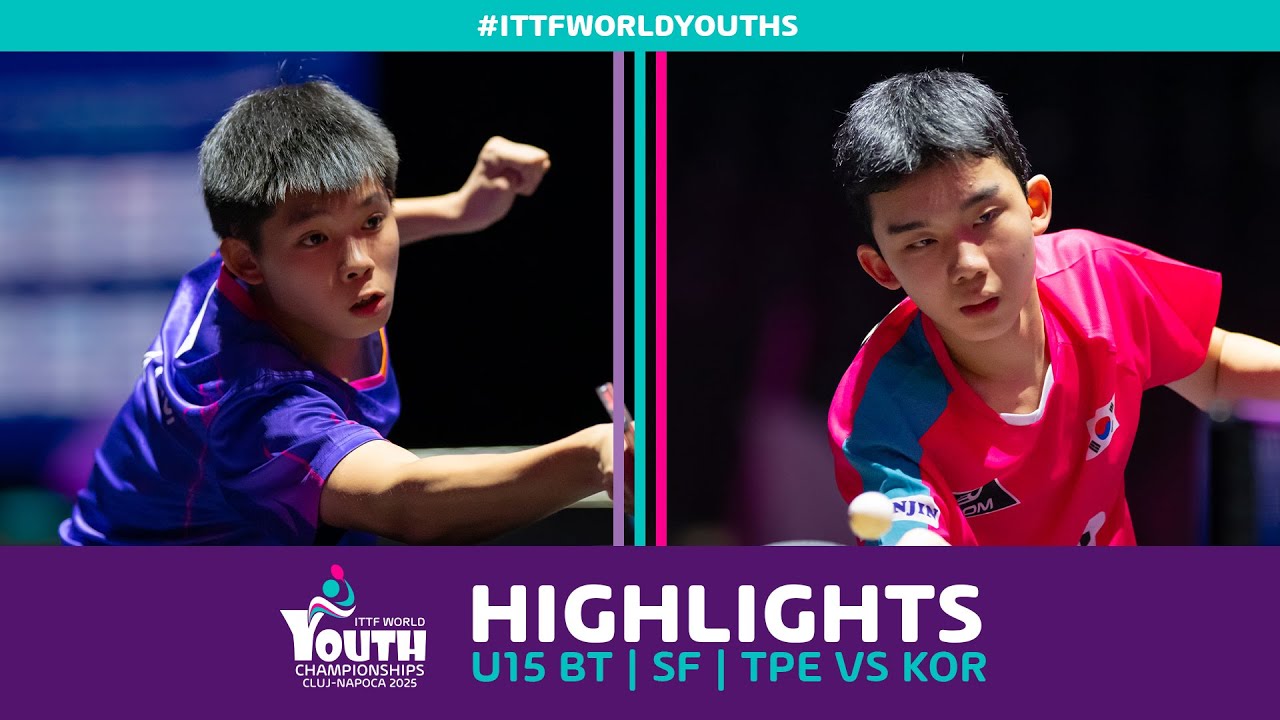 Chen Kai-Cheng vs Lee Seungsoo | U15 BT - SF | #ITTFWorldYouths 2025