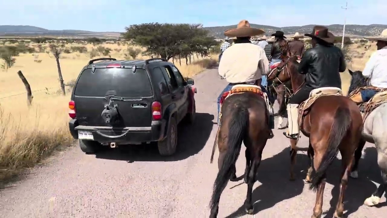 Cabalgata en honor a San Juan Bosco en la comunidad del Carrizalillo 