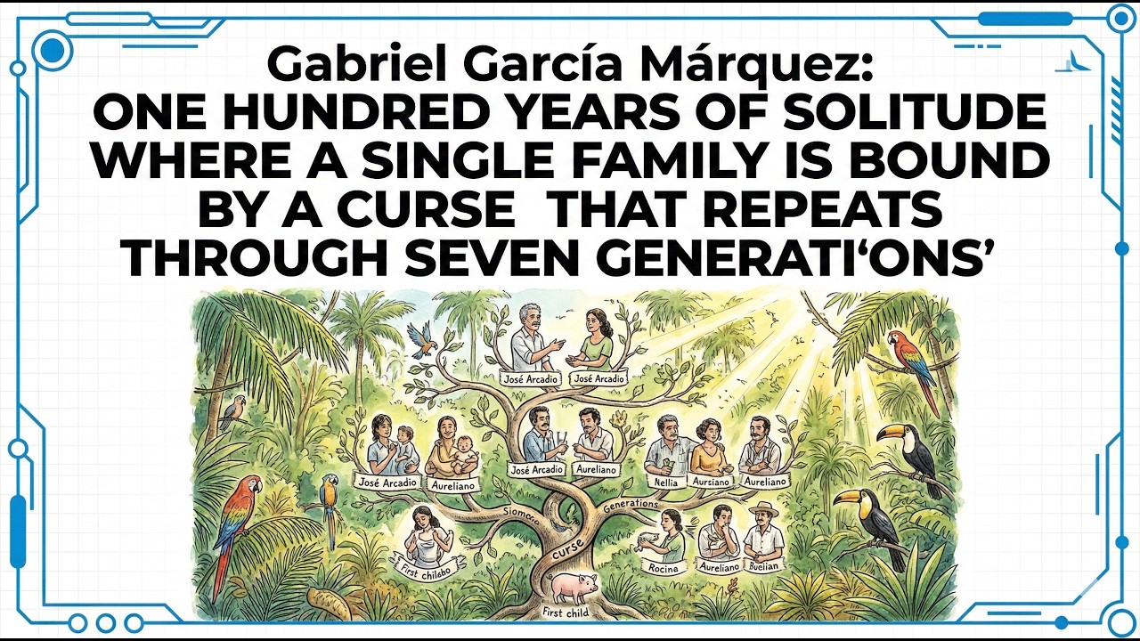 [1DANG100] One Hundred Years of Solitude: Gabriel García Márquez (Background · Infographics)