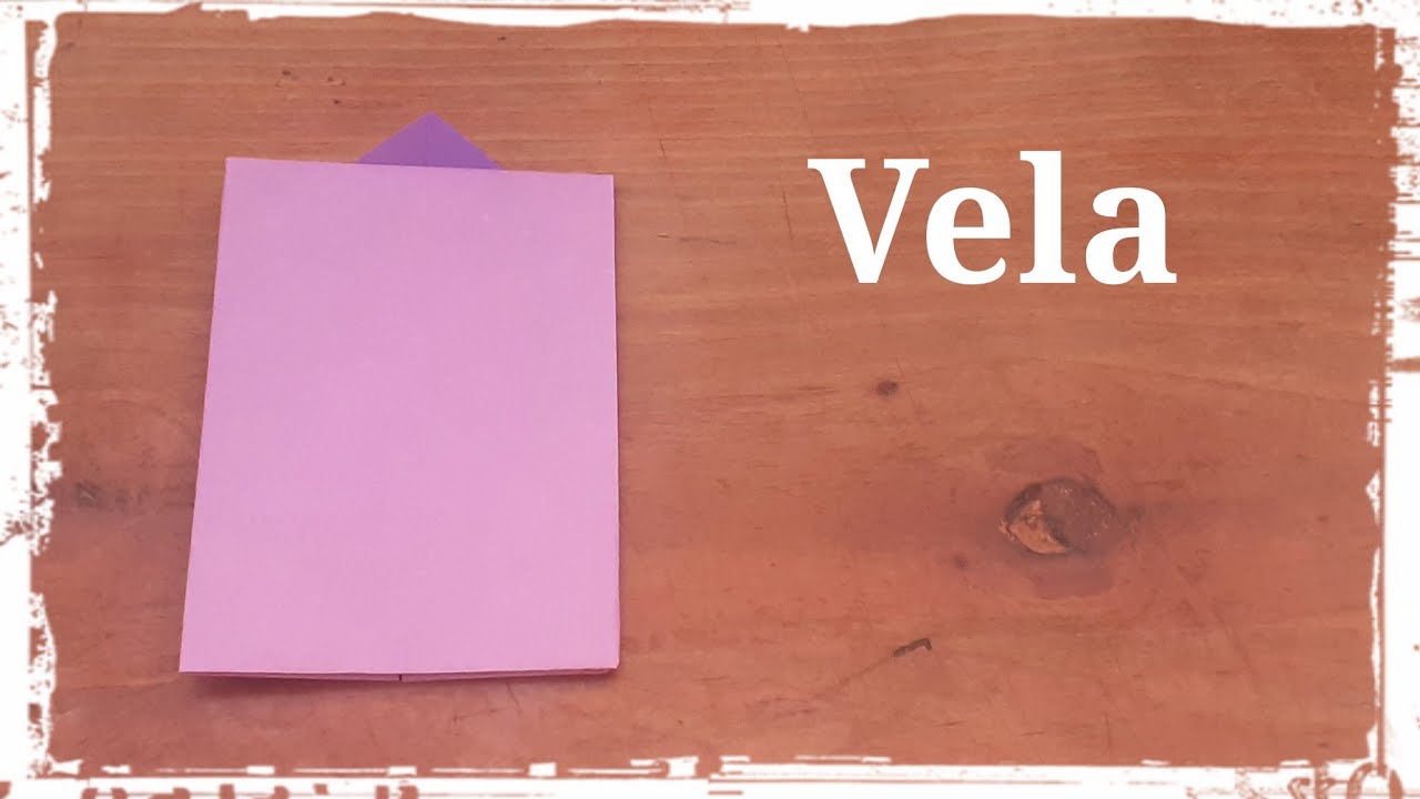 Vela🕯️de Papel 2 - Origami