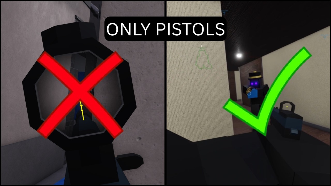 Operation 1 but I ONLY USE PISTOLS
