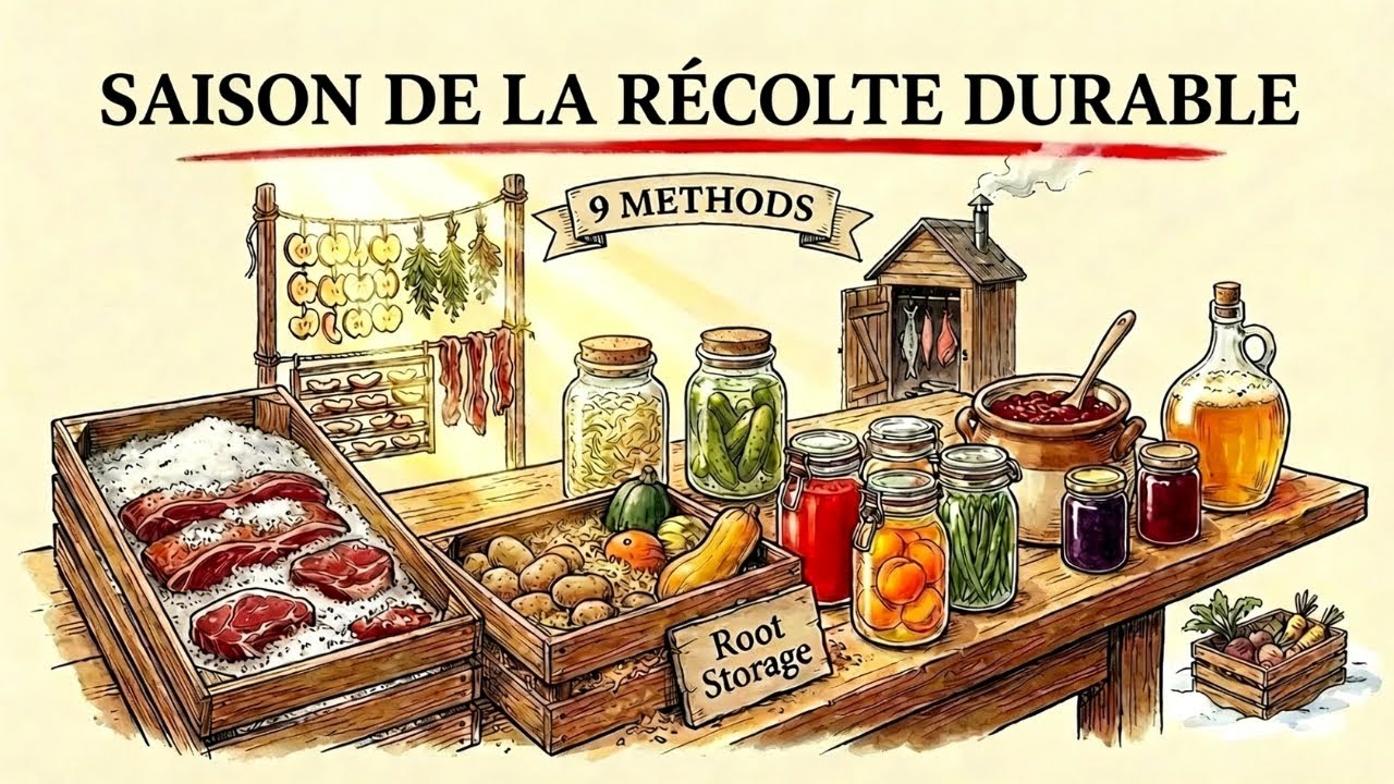 Comment Conserver Toute Votre Récolte Sans Électricité : Le Plan de Survie en 9 Méthodes