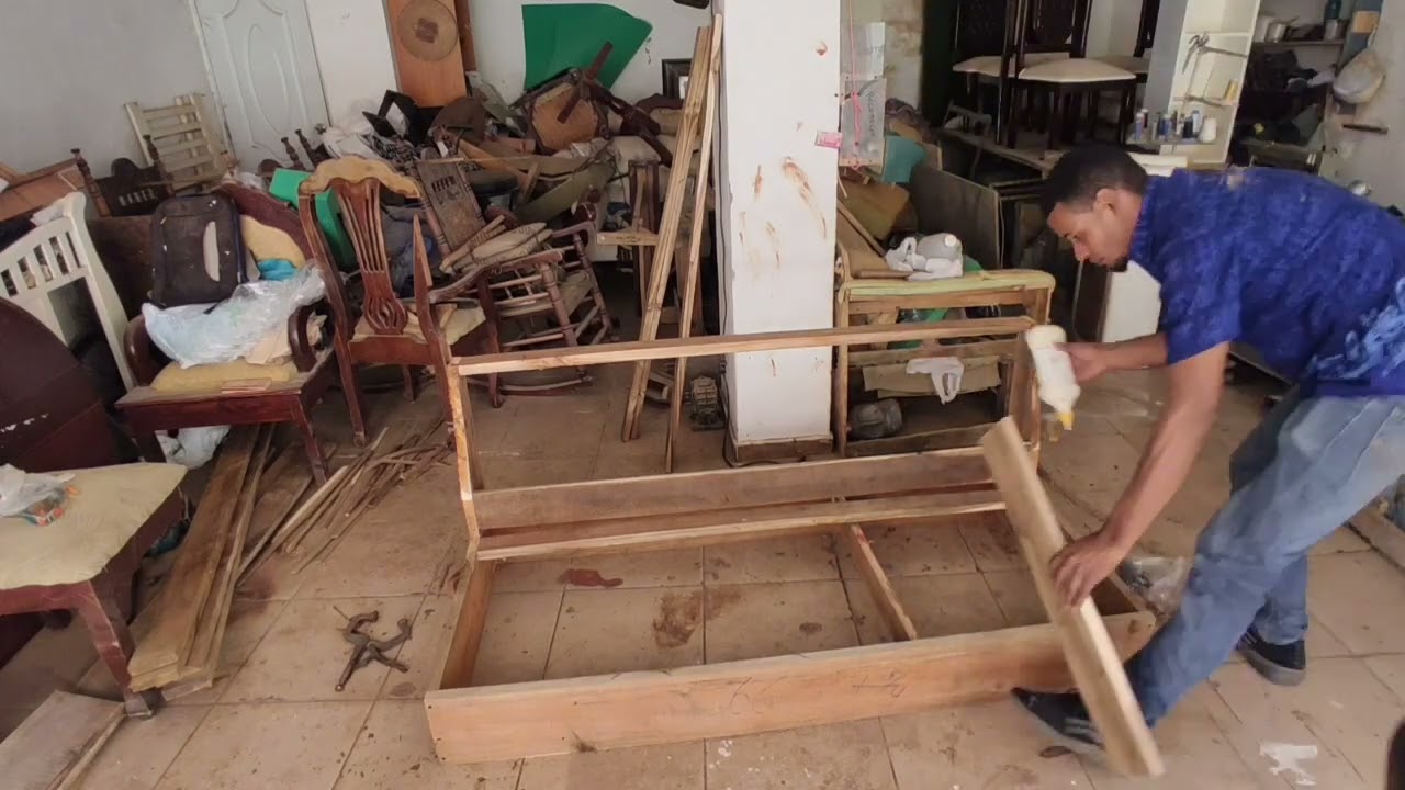 cómo hacer la estructura de un sofá paso a paso