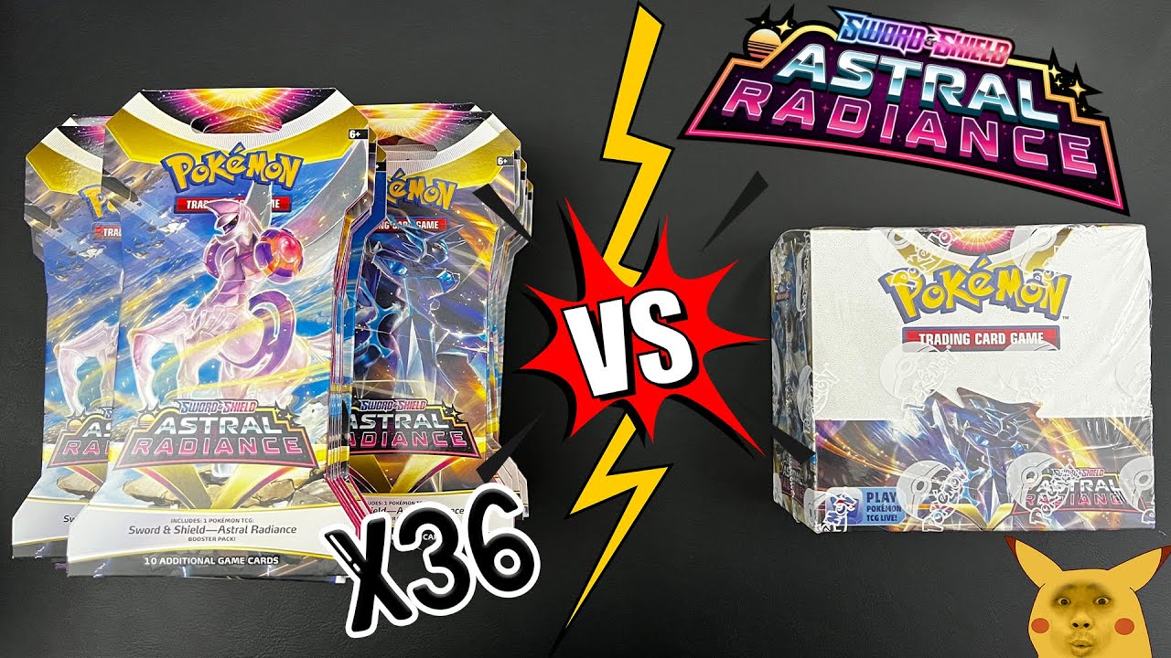 36 Sleeved Blisters VS Booster Box! HUGE PULLS | Astral Radiance