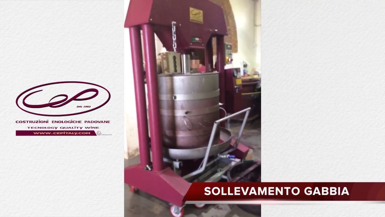 Pressoirs verticaux CEP/Automated basket Press