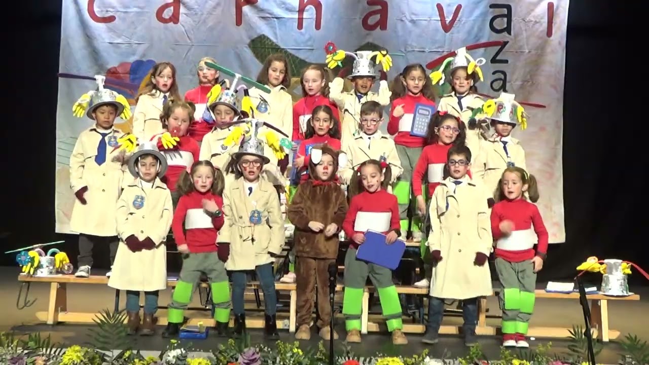 Chirigota El Inspector Gadget 1º CEIP Los Azahares Teatro Antonio Gala La Rinconada 12-02-2026