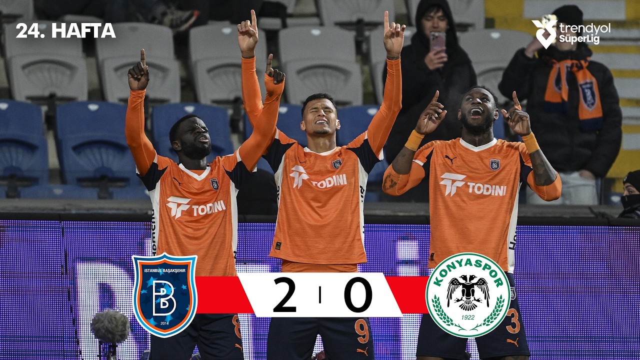 Başakşehir (2-0) Konyaspor - Highlights/Özet | Trendyol Süper Lig - 2025/26