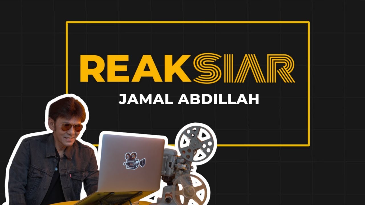 REAKSIAR : Reaksi Jamal Abdillah melihat kembali lakonannya dalam filem.