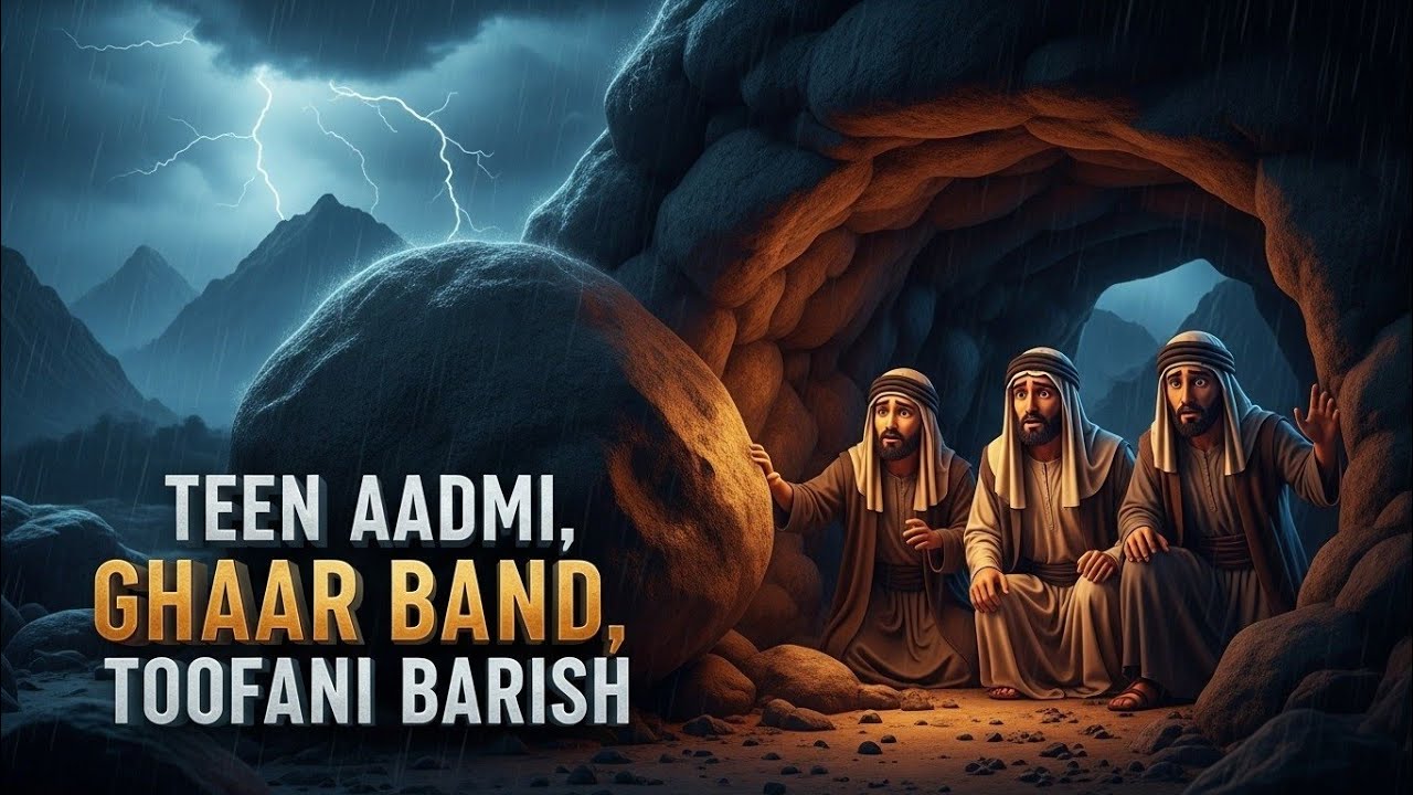 Teen Aadmi Ghaar Mein Qaid – Toofani Barish Aur Bara Pathar