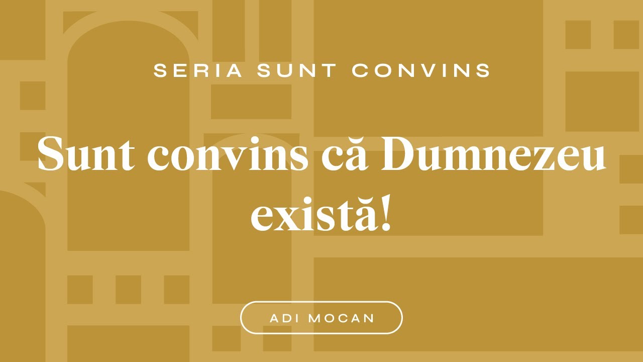 Adi Mocan - Sunt convins că Dumnezeu există!