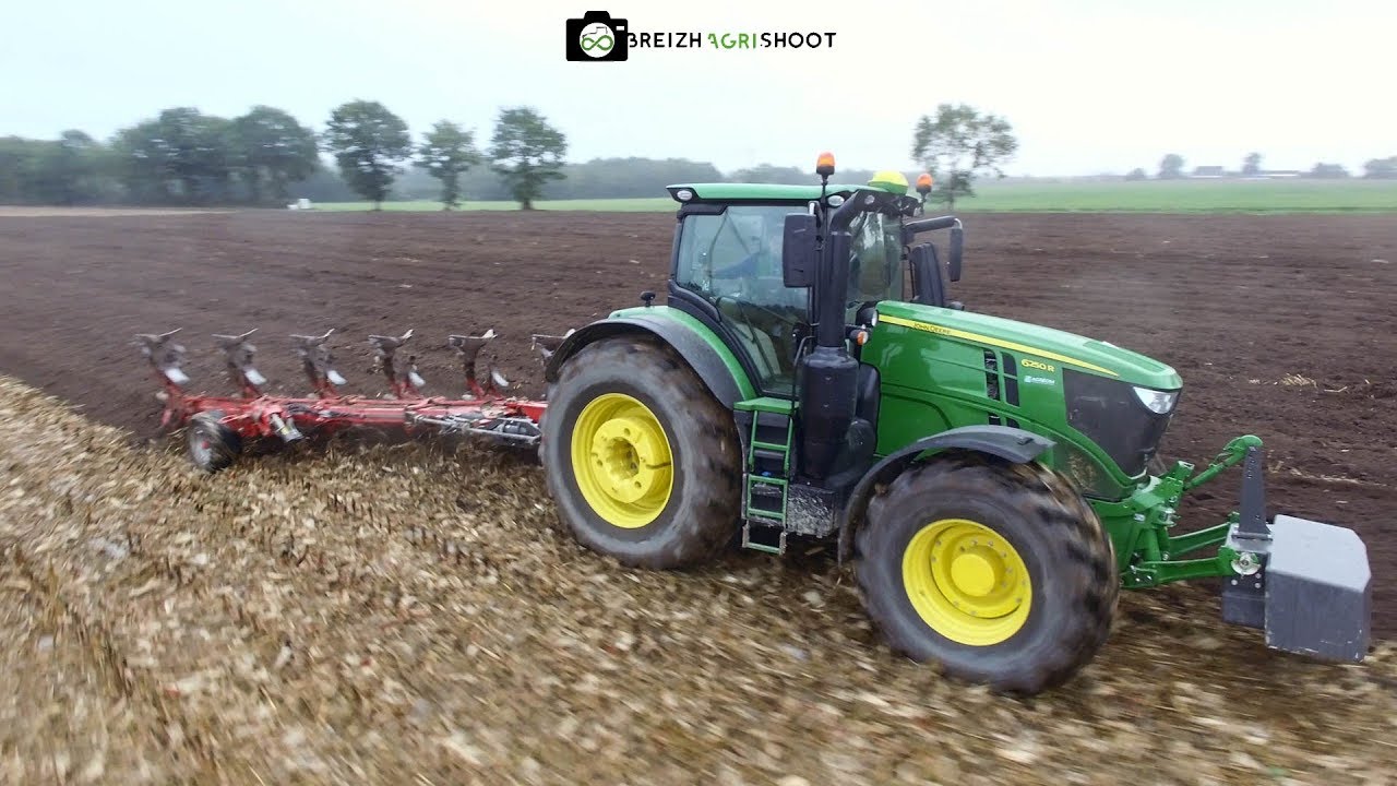 John deere 6250r | Labour de nuit