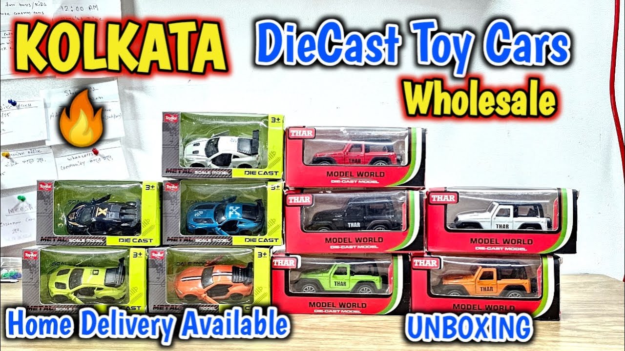 Kolkata Wholesale Diecast  Mini Sports Diecast Toy Car mini Thar Openable Door