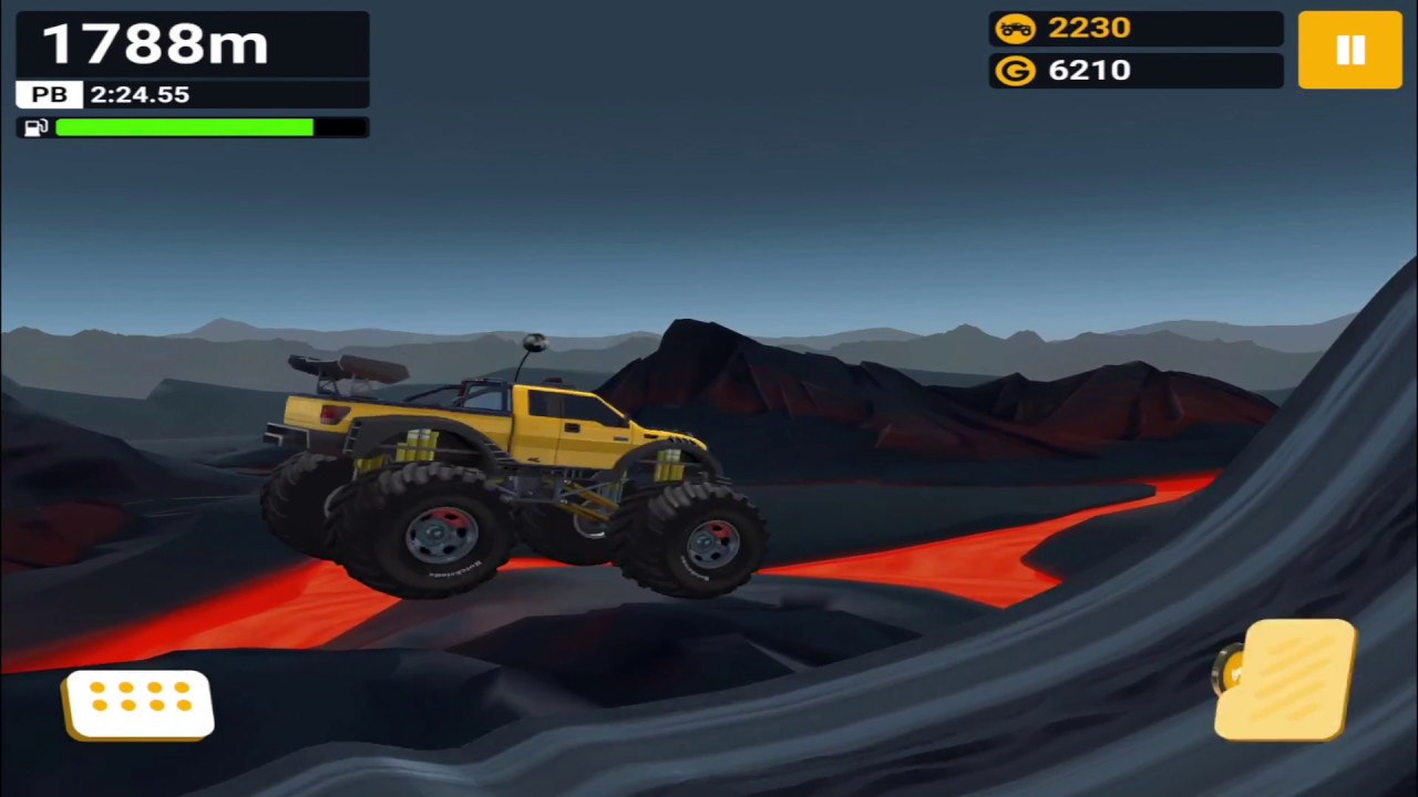MMX Hill Climb Gameplay ( Volcano Marathon)
