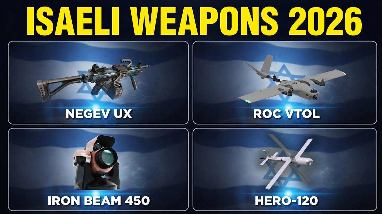Top New Advanced Israeli Military Weapons That Will Enter Service in 2026