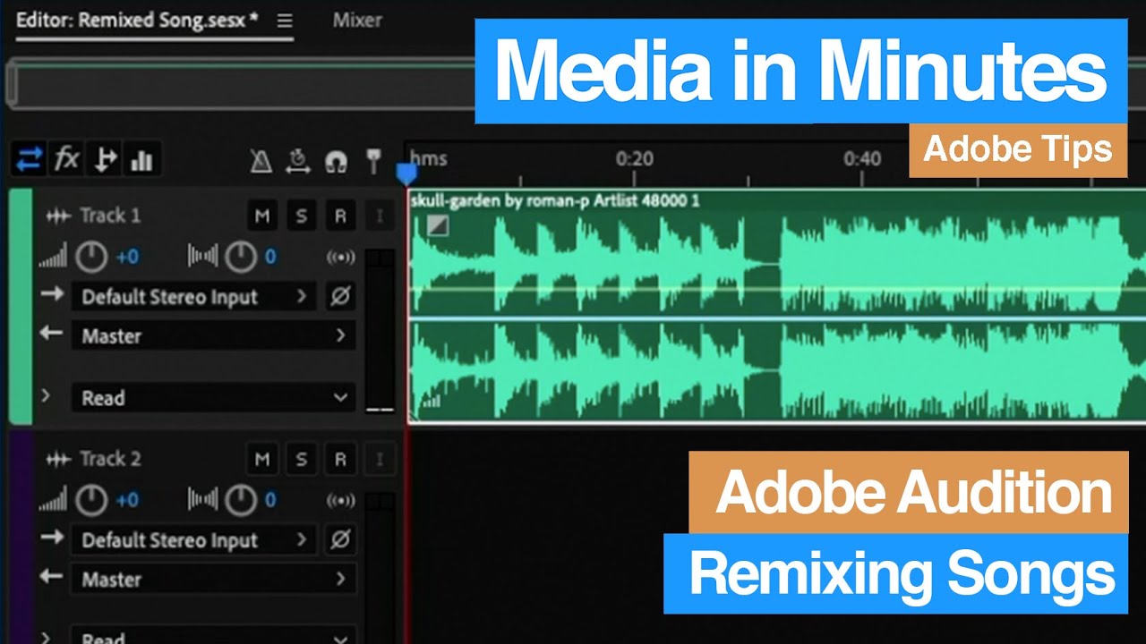 Remixing Songs in Adobe Audition