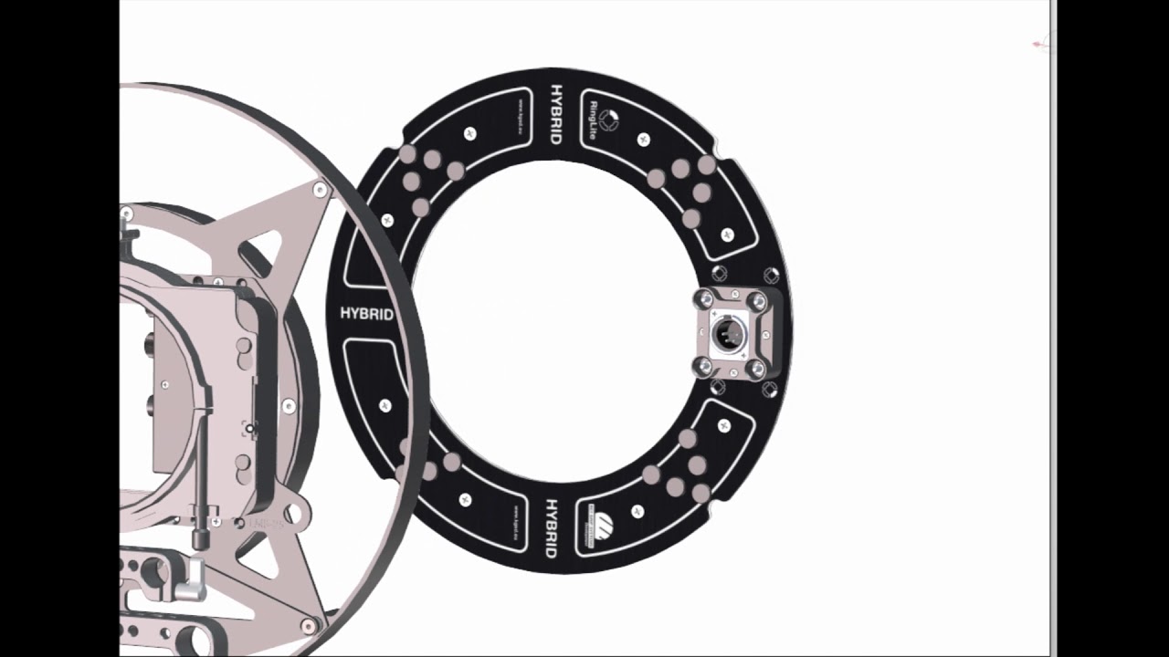 Ringlite - Annular front camera light using a set of different LED Bulbs.
