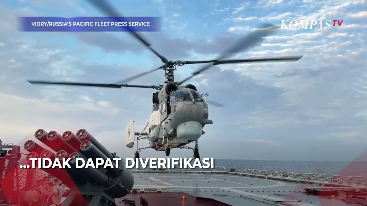 Rentetan Tembakan! Kapal Perang Rusia Gelar Latihan di Laut China Selatan   KOMPASTV 720p, h264, you