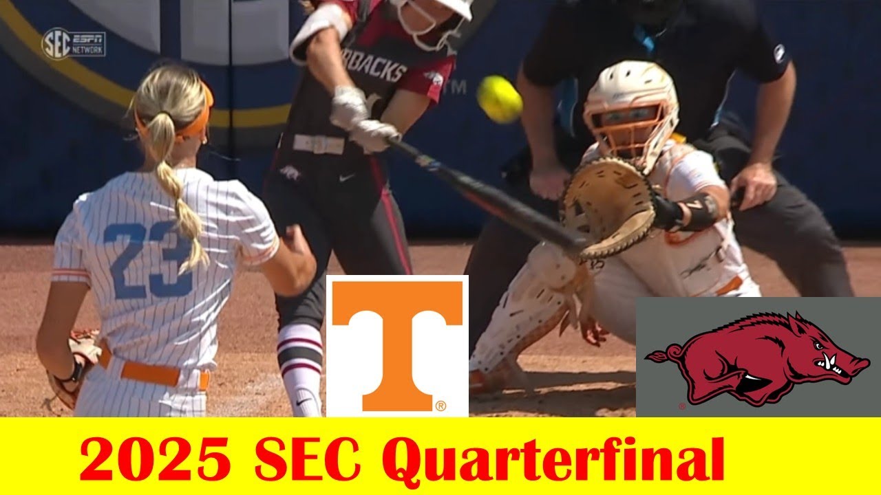 Arkansas vs Tennessee Softball Game Highlights, 2025 SEC Quarterfinal