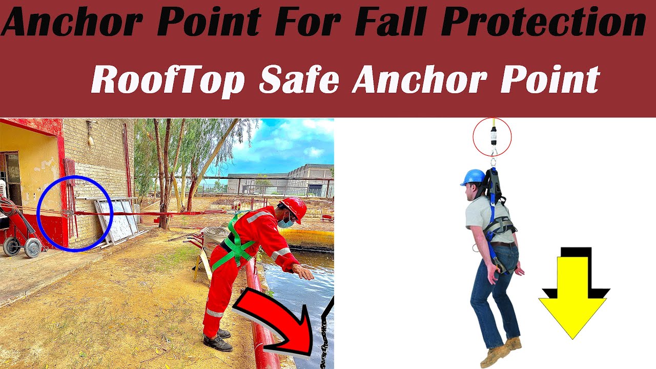 Anchor point Safety Harness || RoofTop Safety || Fall Protection || Video By HSE TRAINER