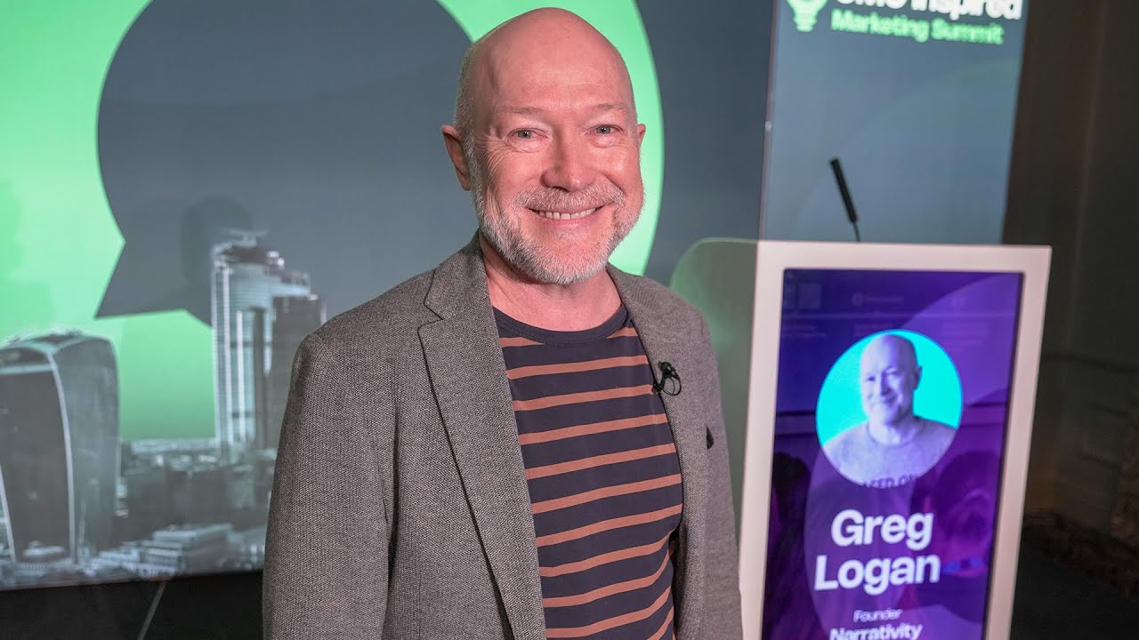 Greg Logan, Narrativity | The Stories That Sell | Brand Storytelling at CMO Inspired Summit