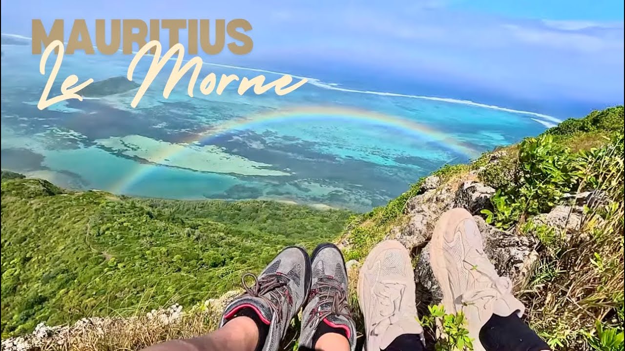 Le Morne Hike in Mauritius 🏔️ We Got Rained Out But Caught The Underwater Waterfall! 💦🌈