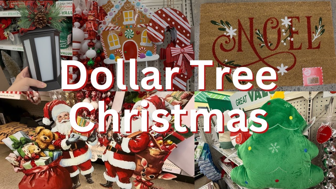 Рождество с Dollar Tree 2025 | Не пропустите! | Раздел «Плюс» | Украшения | Поделки | И многое др...