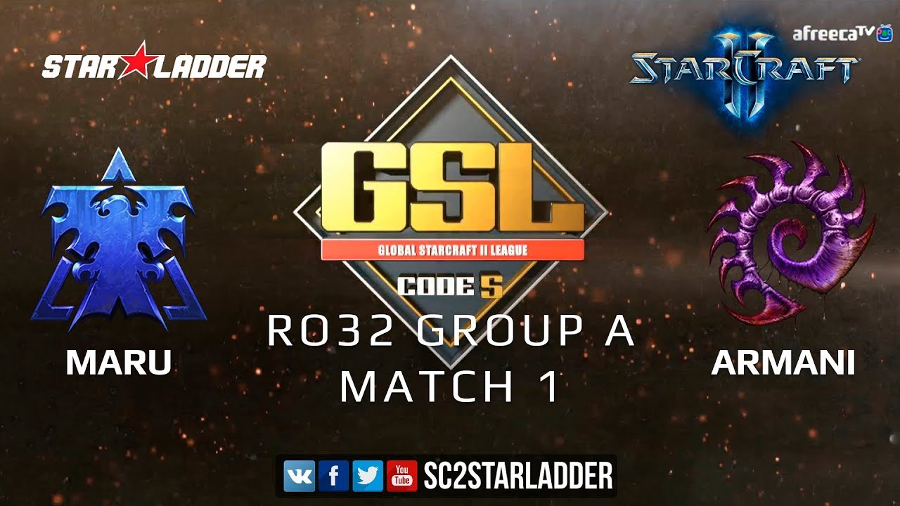 2019 GSL Season 2 Ro32 Group A Match 1: Maru (T) vs Armani (Z)