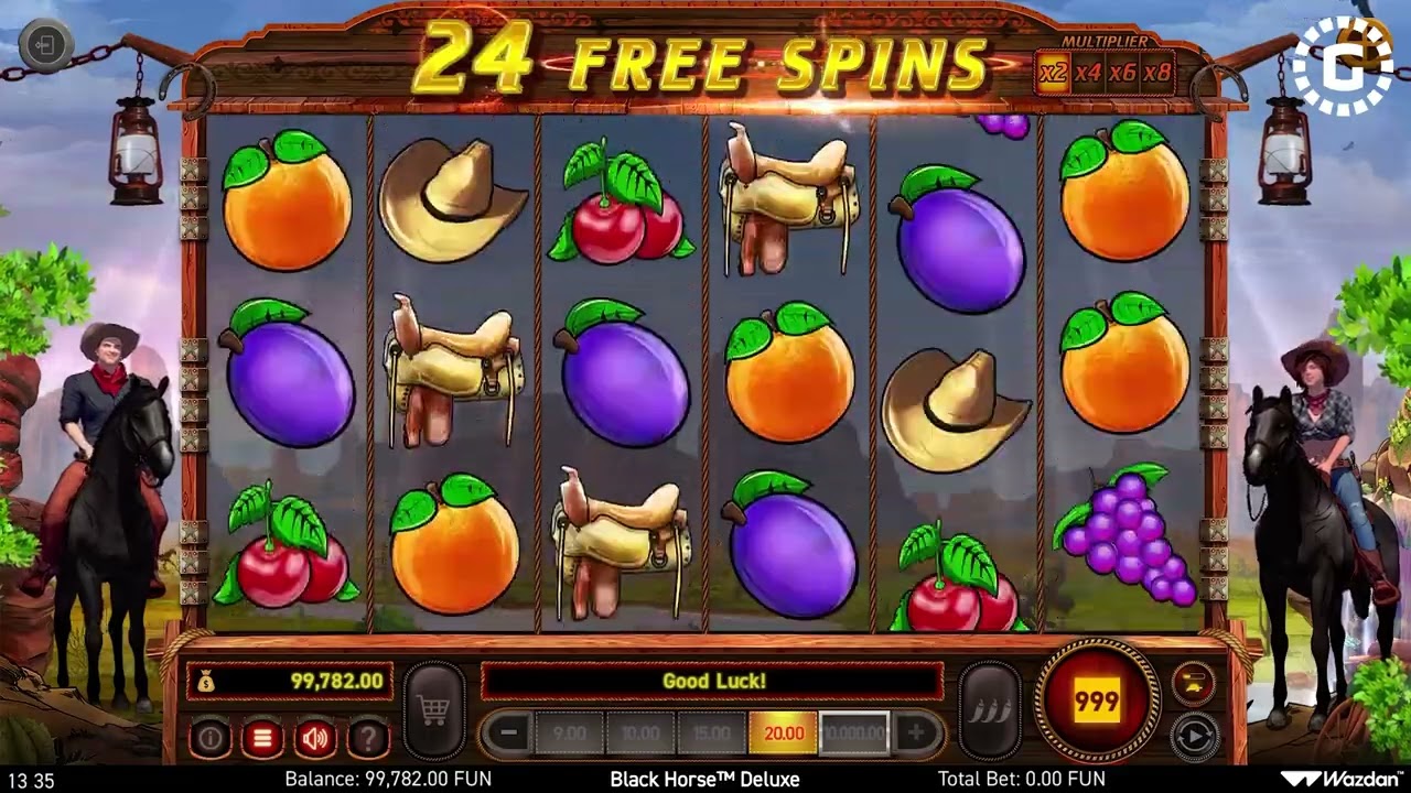 Black Horse Deluxe by Wazdan Slot Features | GamblerID