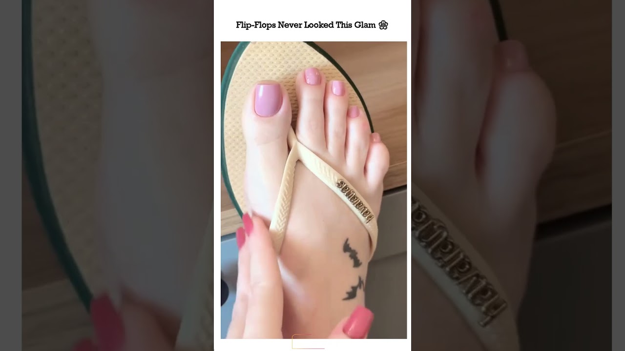 🌸 Serena&rsquo;s Impala 💞 Toe Nail Polish | Chic Toes in Flip-Flops ✨👡 #chictoes #glamlooks #highheels