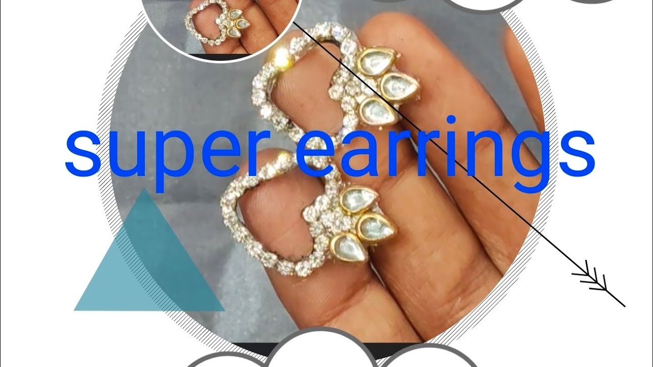 🌟🌟Earrings making video#how to make simple and beautiful Earrings#@SimplyMomentsss 