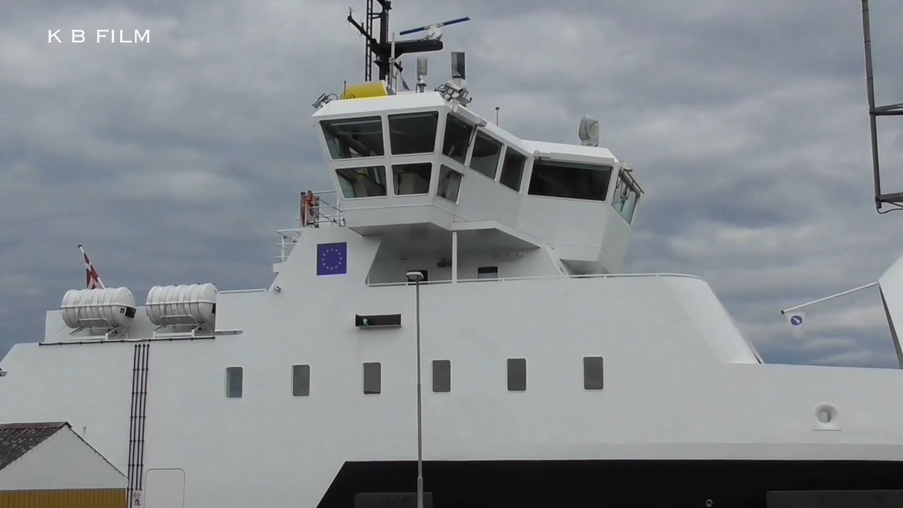 På tur med den nye el færge til Ærø fra Fynshav på Als - Søby på Ærø