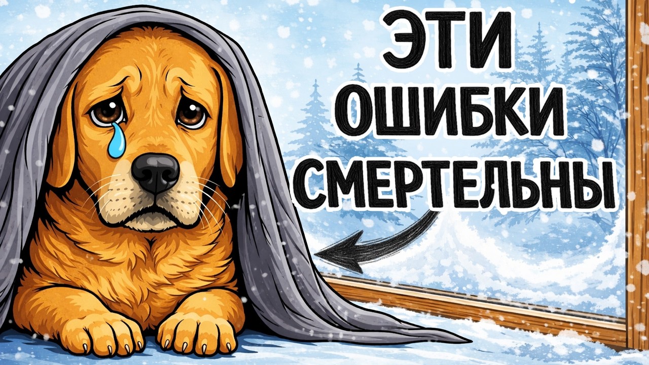 Пожалуйста, ПРЕКРАТИ Совершать ЭТИ ОШИБКИ ЗИМОЙ с Собакой!