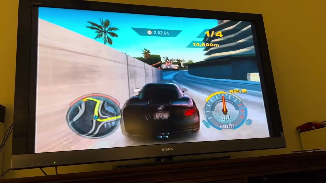 Need For Speed Undercover PS2 Timed Circuit Gold 22,452 Meters 