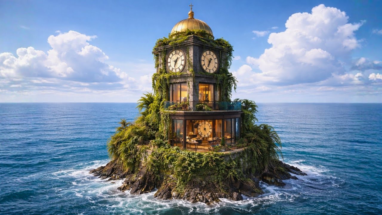 I Turned an Abandoned Clock Tower Into a Luxury House (ASMR)