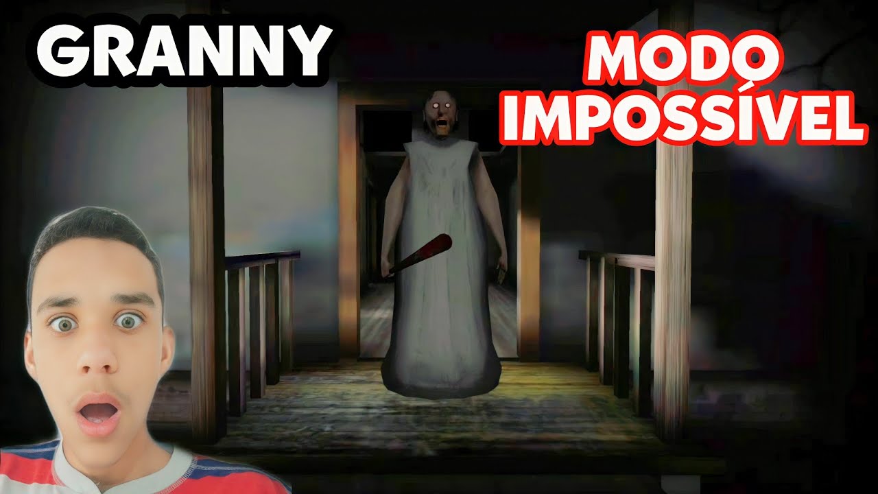 ZERANDO GRANNY no MODO IMPOSSÍVEL ! jogando jogo da granny