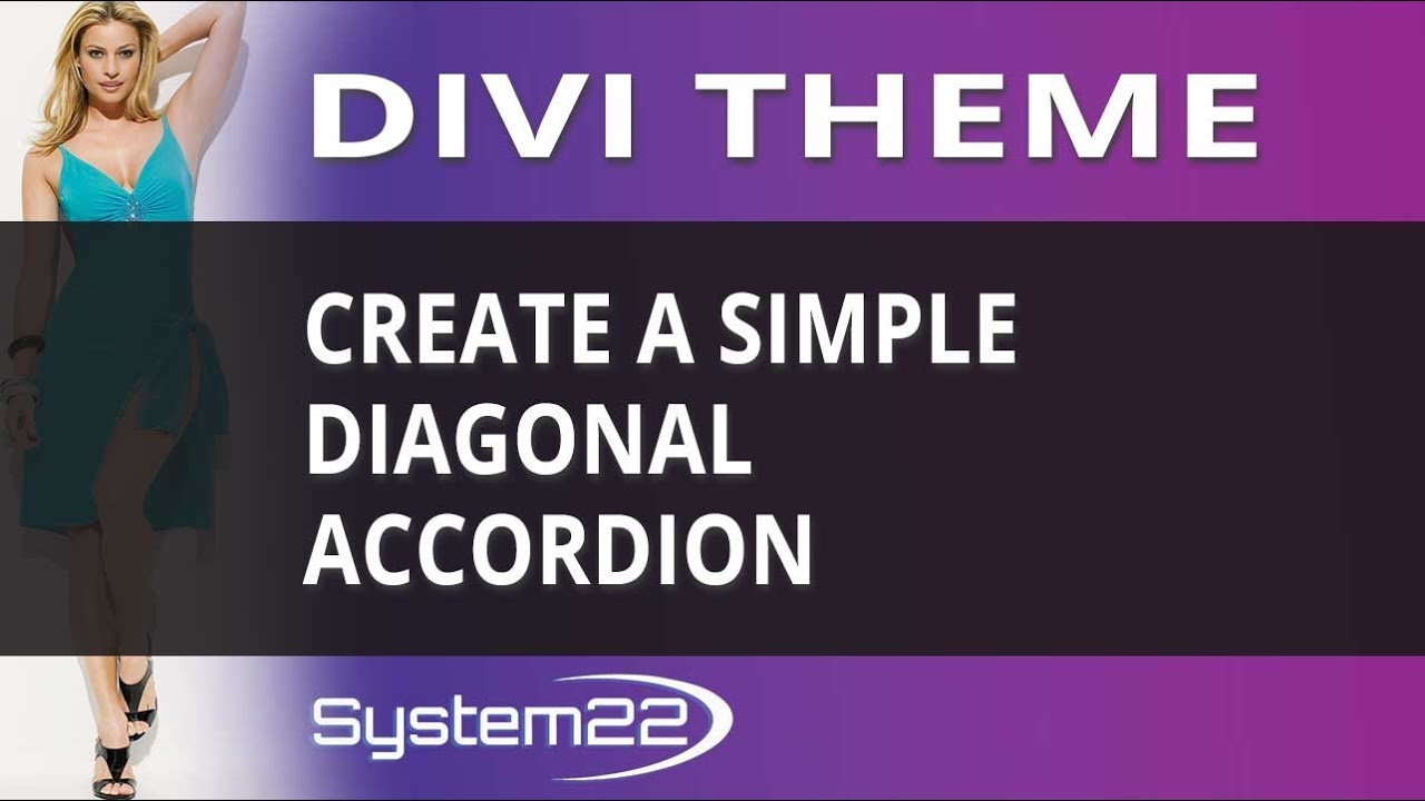 Divi Theme Create A Simple Diagonal Accordion