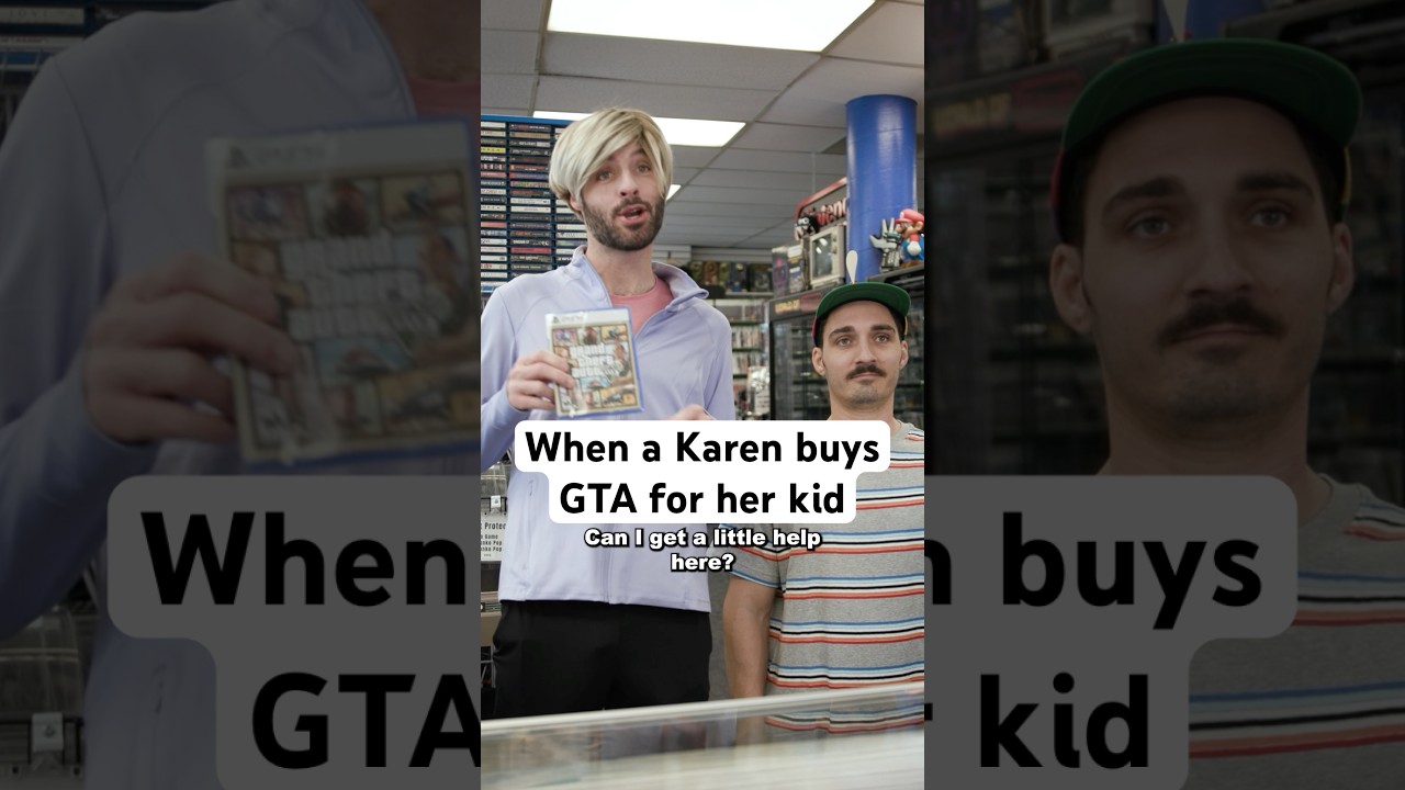 When a Karen buys GTA for her kid 🎮  #gta #gta5 #gta6 #gaming #comedy #grandtheftauto