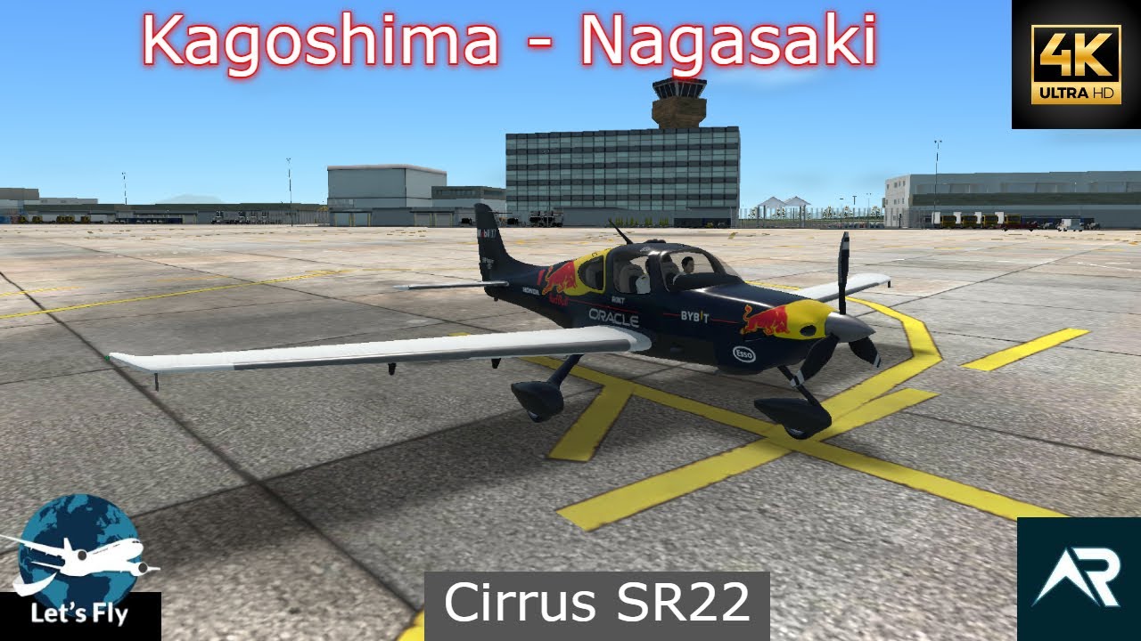 Red Bull Cirrus SR22: Kagoshima to Nagasaki | RFS- Real Flight Simulator Gameplay | Full Flight