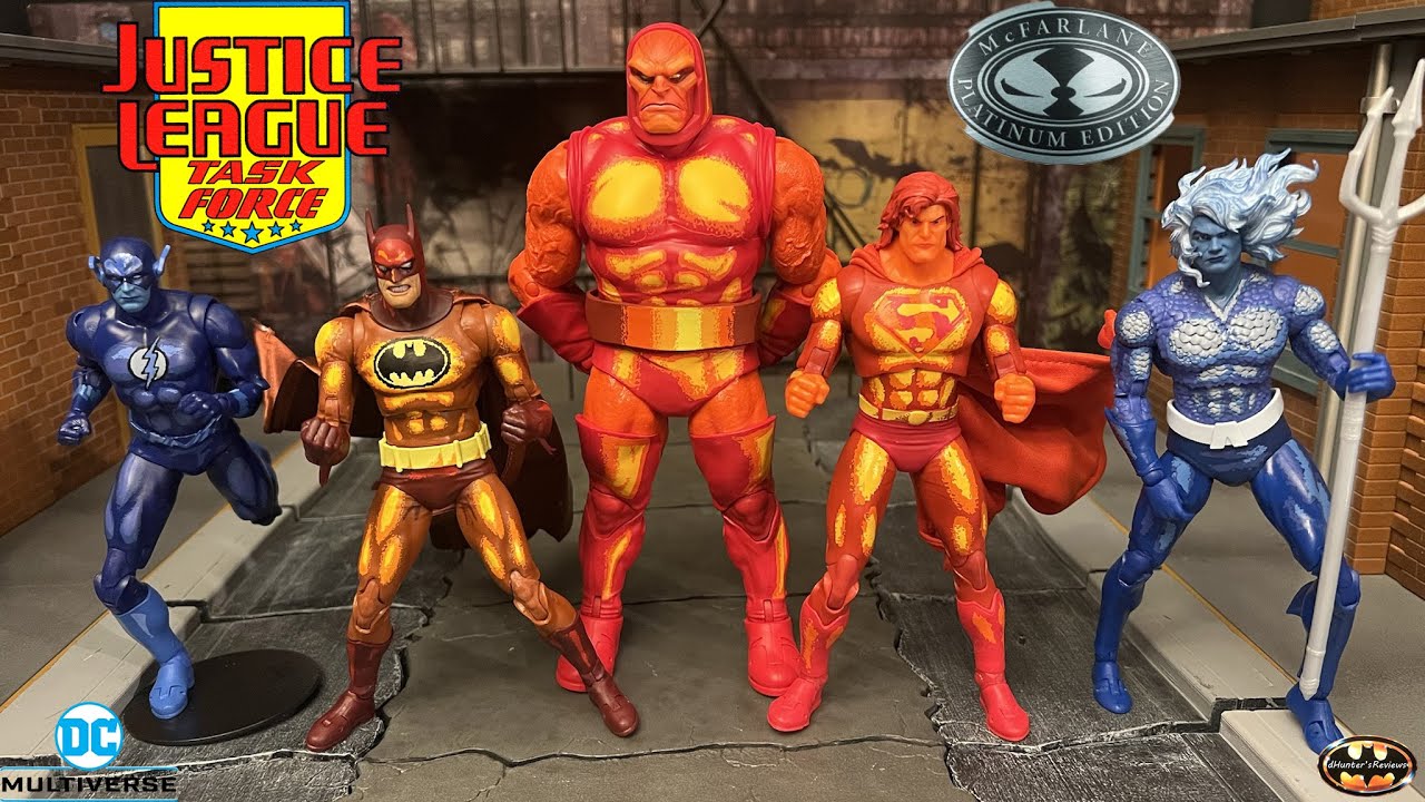 McFarlane DC Multiverse PLATINUM Justice League Task Force Darkseid Batman Superman Flash Aquaman