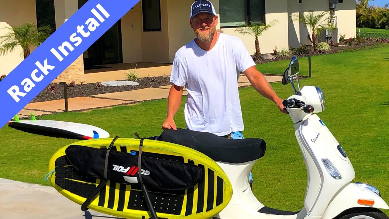 Vespa | Scooter Surfboard Rack Install
