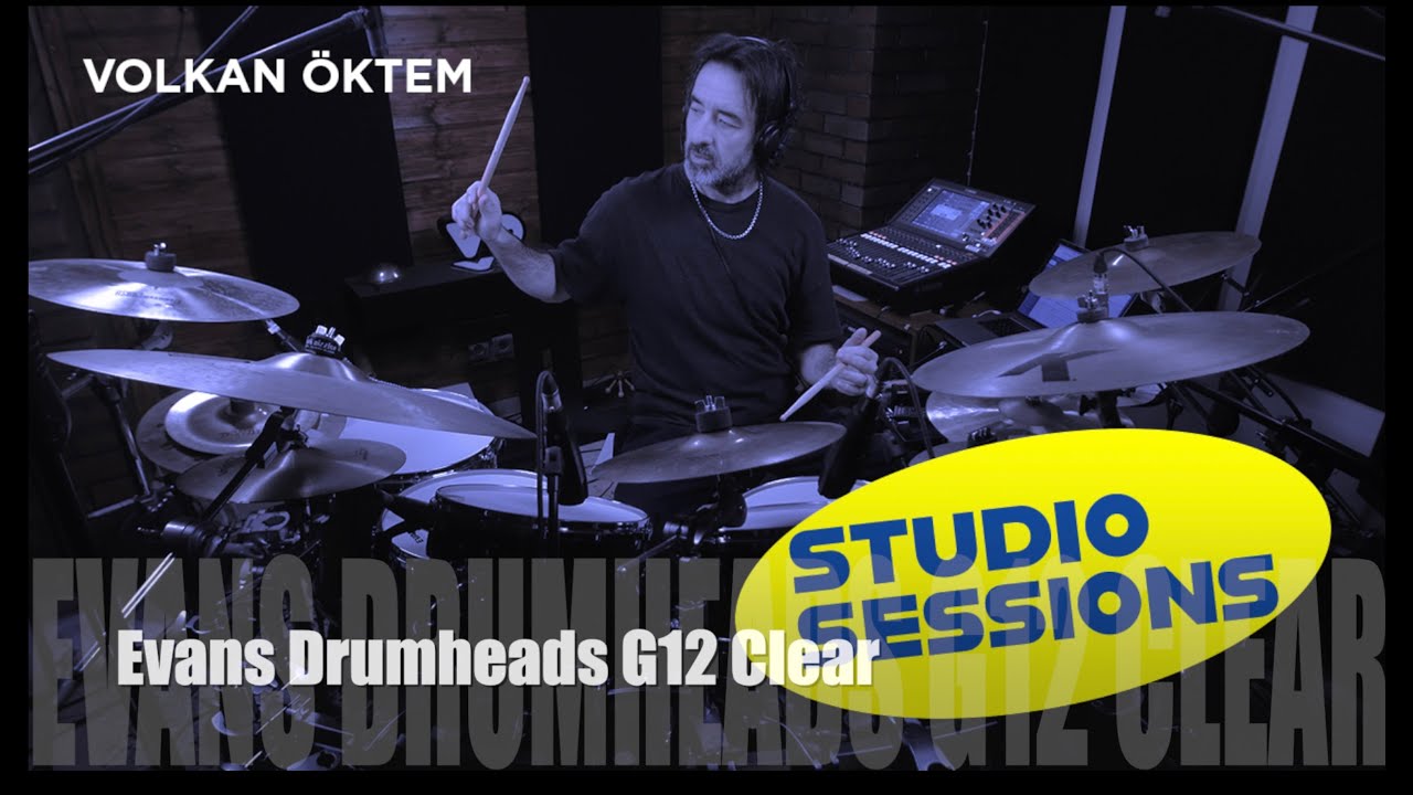 Volkan Öktem #studiosessions  ~ Evans Drumheads 
