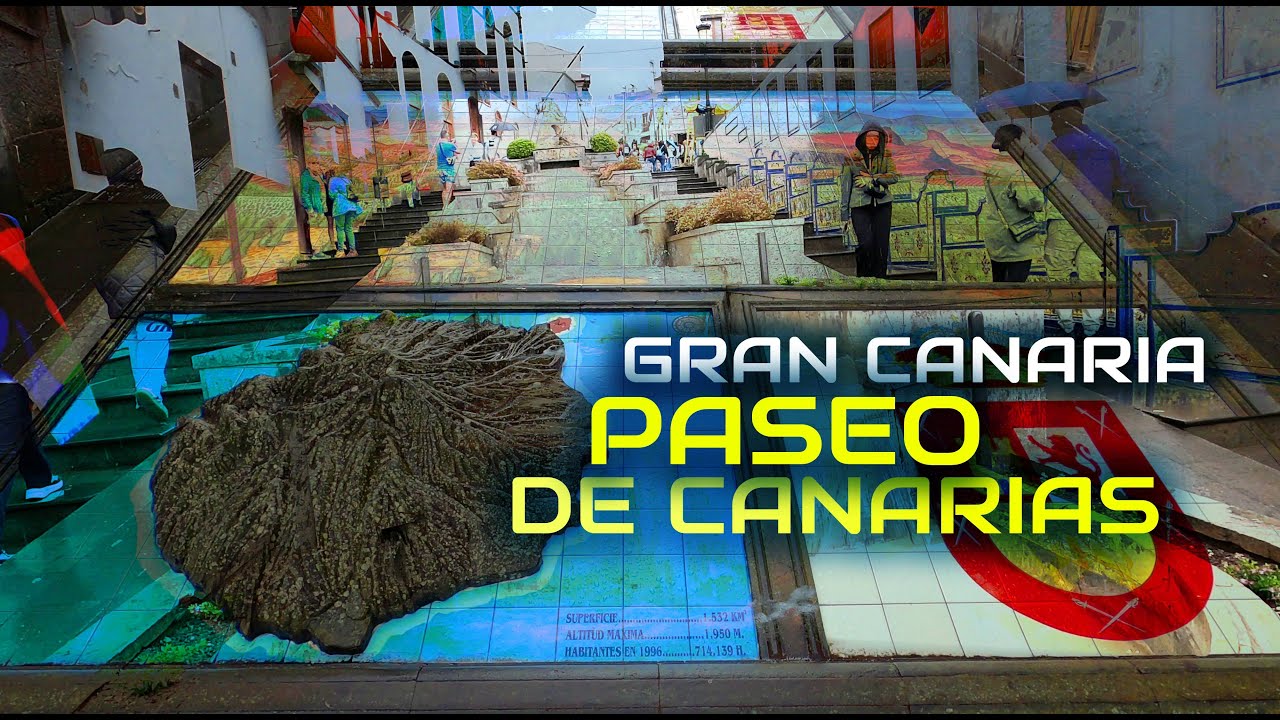 Paseo de Canarias in Firgas | The Most Beautiful Street in Gran Canaria 🇪🇸💧🌴