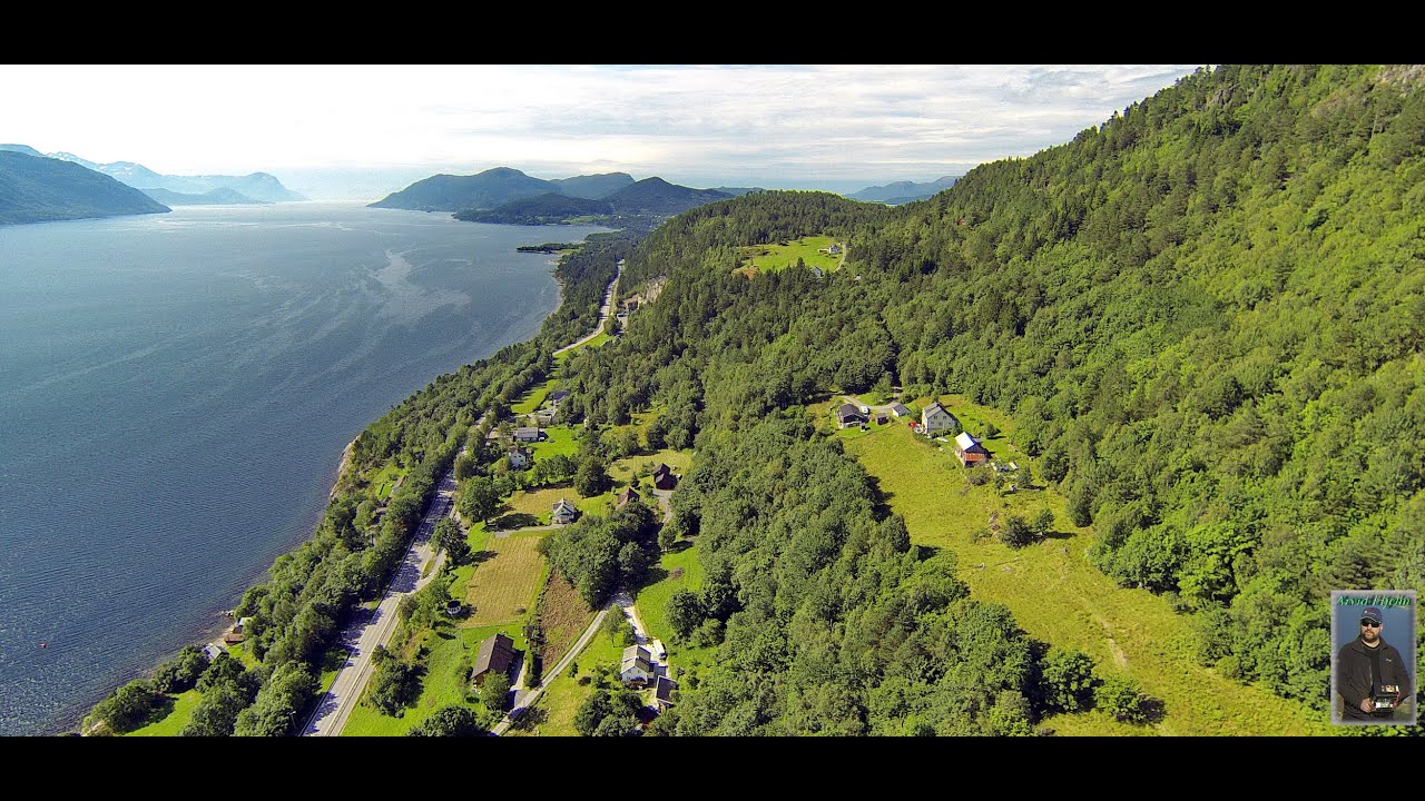 Stigen, Sjøholt, Norway - 17  August 2015 - DJI Phantom 2 H3-3D