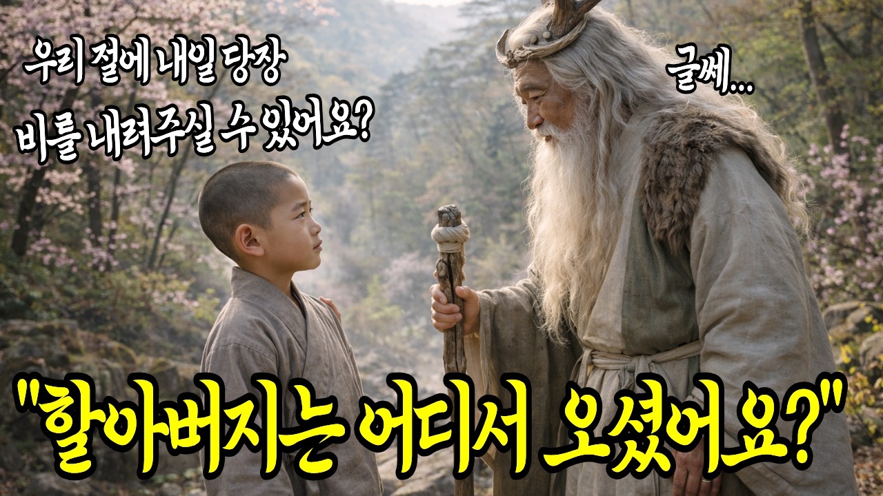 동자승이 산에서 노인을 만난 날 밤, 절이 살아난 이유