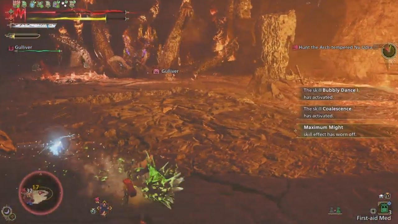 Monster Hunter Wilds - AT Nu Udra - full tentacle cut - solo - 19:48:17