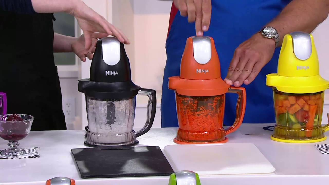 Ninja Storm Designer Series 450W 40 oz. Food & Drink Maker w/Recipes on QVC