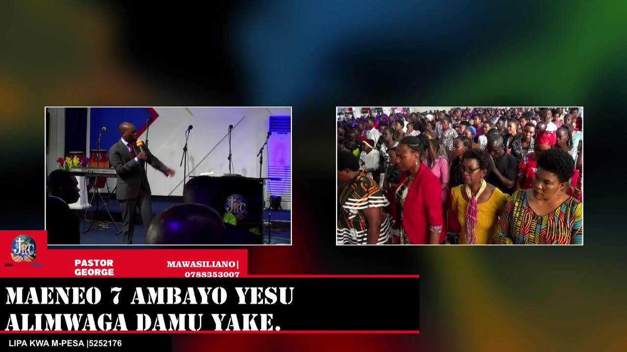 MAENEO 7 AMBAYO YESU ALIMWAGA DAMU YAKE.