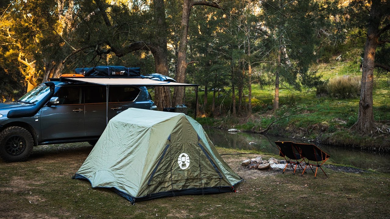 Relaxing RIVERSIDE CAMPING with our Dog | Australian Summer Escapes | Silent Vlog, ASMR