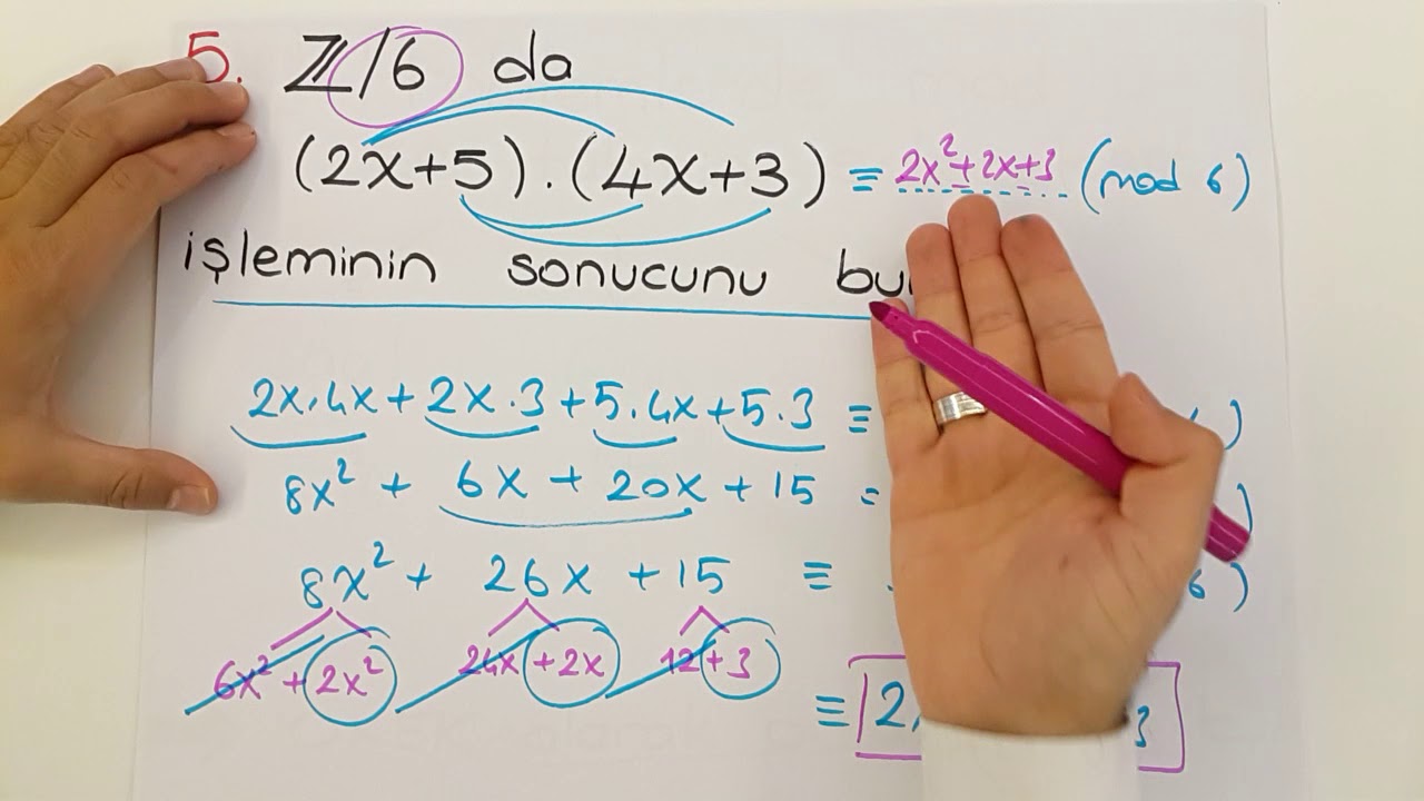 Modüler Aritmetik:3-Modüler Denklemler Ve Problemler