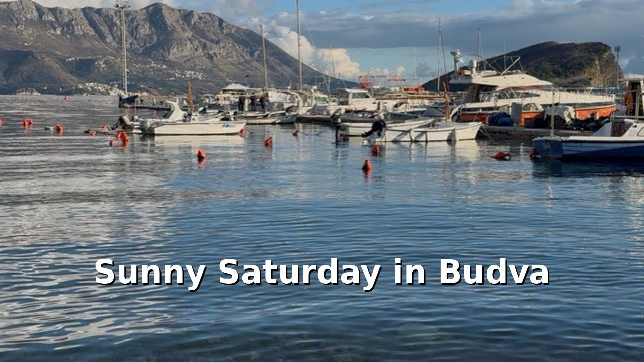 ☀️ Saturday Stroll in Budva — Yachts, Cafés & Adriatic Breeze”